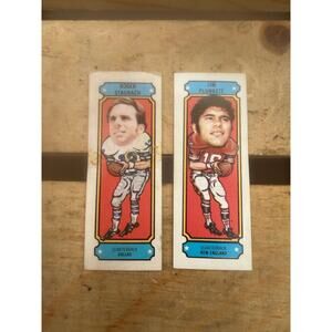 1975 SugarDaddy All-Stars Vintage Test Stickers Lot-Roger Staubach/ Jim Plunkett